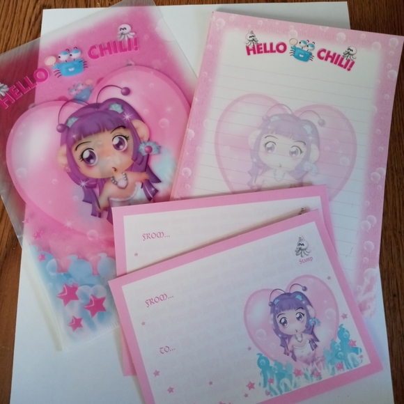 VTG KAWAII STATIONARY SET MERMAID